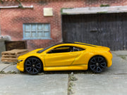 Loose Hot Wheels 2017 Acura NSX Dressed in Yellow