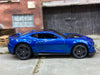 Loose Hot Wheels 2017 Chevy Camaro ZL1 Dressed in Blue and Black