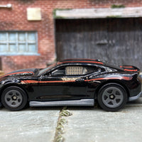 Loose Hot Wheels 2018 Chevy Camaro COPO Drag Car Dressed in Black and Red