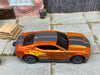 Loose Hot Wheels 2018 Chevy Camaro COPO Drag Car Dressed in Orange and Black