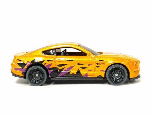 Loose Hot Wheels - 2018 Ford Mustang - Orange, Purple and Black