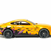 Loose Hot Wheels - 2018 Ford Mustang - Orange, Purple and Black