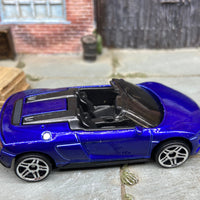 Loose Hot Wheels 2019 Audi R8 Spyder Dressed in Dark Blue