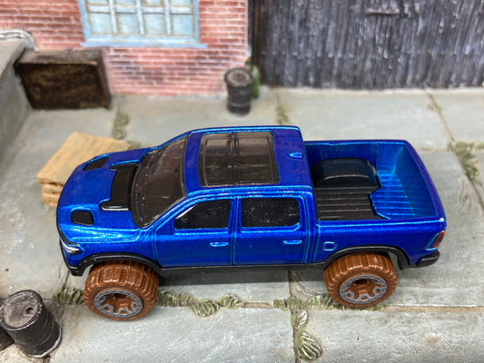 Loose Hot Wheels - 2020 Dodge Ram 1500 Rebel 4x4 Truck - Blue