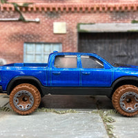 Loose Hot Wheels 2020 Dodge Ram 1500 Rebel 4x4 Truck In Blue