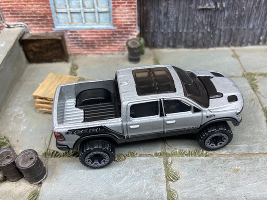 Loose Hot Wheels - 2020 Dodge Ram 1500 Rebel 4x4 Truck - Silver