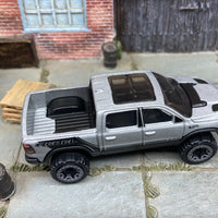Loose Hot Wheels 2020 Dodge Ram 1500 Rebel 4x4 Truck In Silver