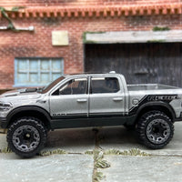 Loose Hot Wheels 2020 Dodge Ram 1500 Rebel 4x4 Truck In Silver