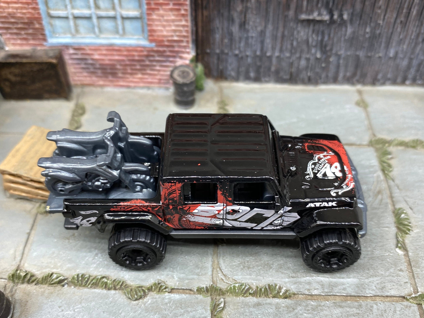 Loose Hot Wheels - 2020 Jeep Gladiator - Black Borla