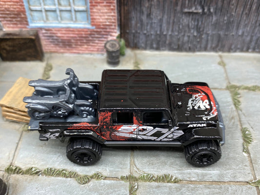 Loose Hot Wheels - 2020 Jeep Gladiator - Black Borla