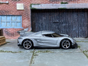 Loose Hot Wheels - 2020 Koenigsegg Jesko - Silver and Green