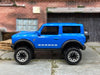 Loose Hot Wheels 2021 Ford Bronco 4×4 Dressed in Blue