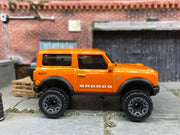 Loose Hot Wheels 2021 Ford Bronco 4×4 Dressed in Orange