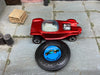 Loose Hot Wheels 25th Anniversary Redline Edition Beatnic Bandit Dressed in Red