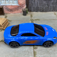 Loose Hot Wheels Alpine A110 Dressed in Blue and Orange #36