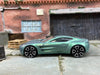 Loose Hot Wheels Aston Martin One-77 Dressed in Pearl Green and Black