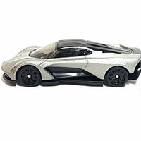 Loose Hot Wheels - Aston Martin Valhalla - Silver and Black