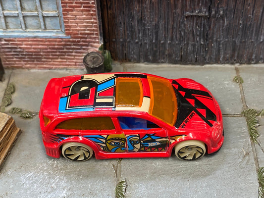 Loose Hot Wheels - Audacious - Red with Graphics