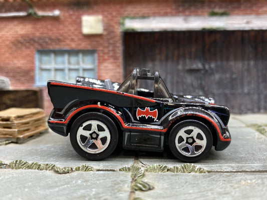 Loose Hot Wheels - Batman Batmobile 60's TV Series Car TOON'D - Black and Red
