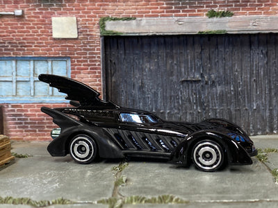 Loose Hot Wheels - Batman Batmobile Batman Forever Car - Black