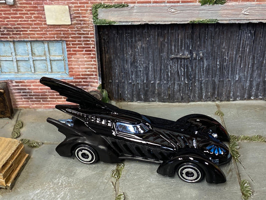 Loose Hot Wheels - Batman Batmobile Batman Forever Car - Black