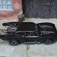 Loose Hot Wheels - Batman Batmobile Gotham Version - Satin Black