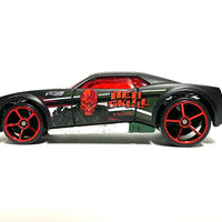 Loose Hot Wheels - Bully Goat - Satin Black and Red