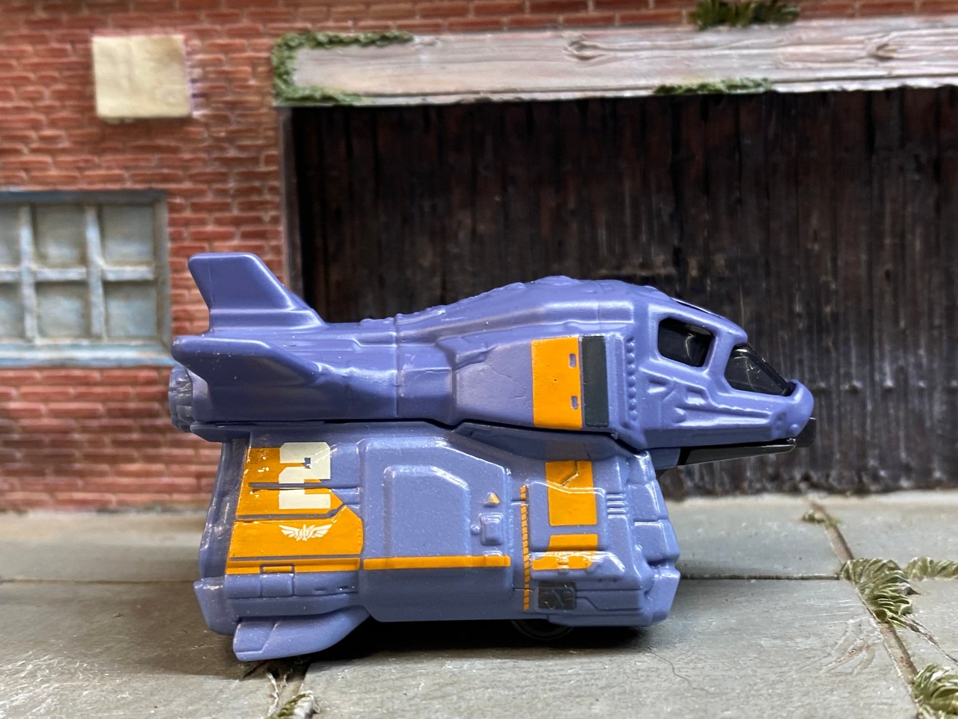 Loose Hot Wheels - Buzz Lightyear Armadillo - Gray and Orange