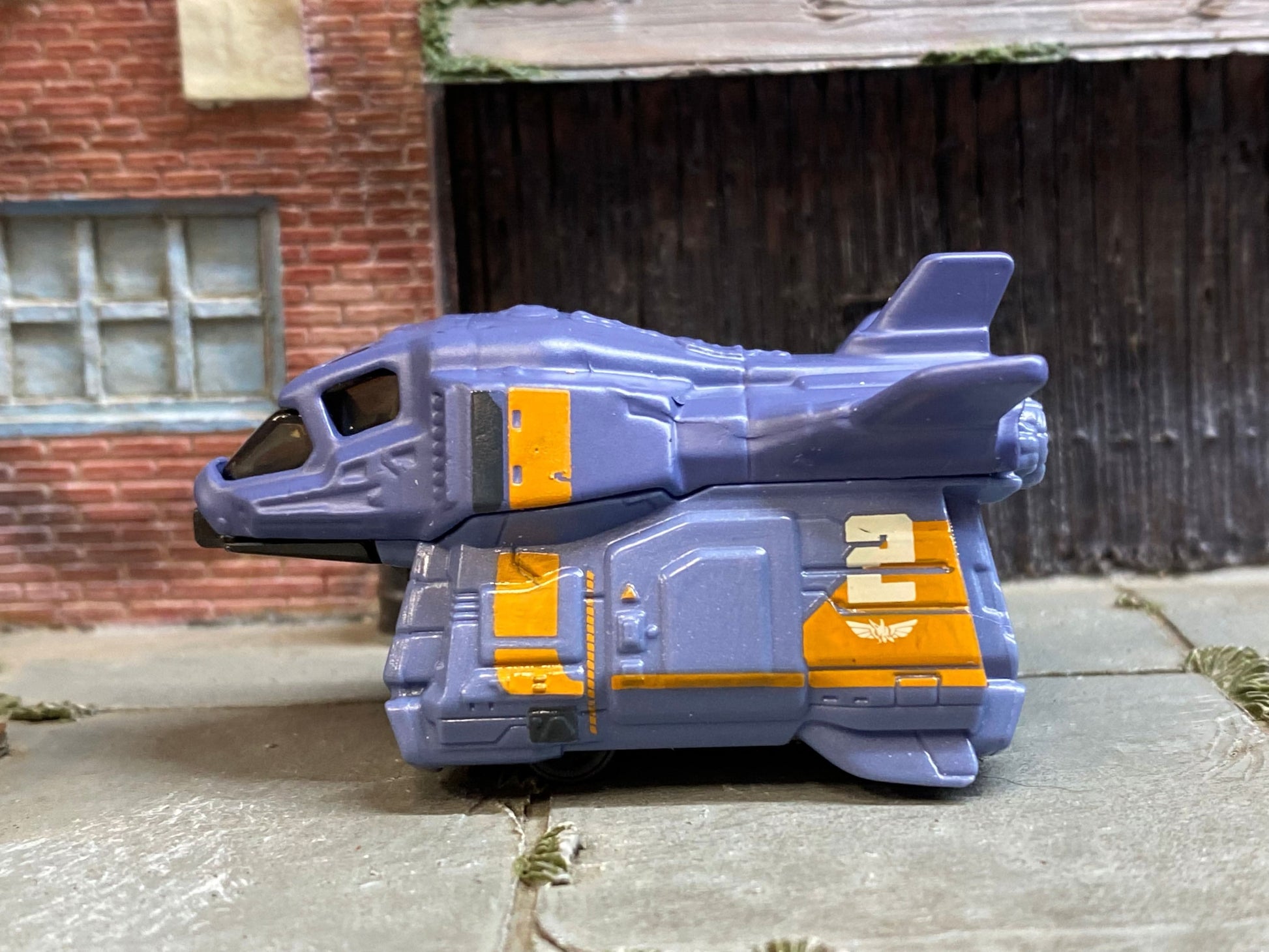 Loose Hot Wheels - Buzz Lightyear Armadillo - Gray and Orange