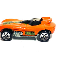 Loose Hot Wheels - Cat-A-Pult - Orange and Green Hunchback