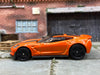 Loose Hot Wheels Chevy Corvette C7 Z06 Dressed in Orange