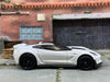 Loose Hot Wheels Chevy Corvette C7 Z06 Dressed in White and Black