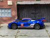 Loose Hot Wheels - Chevy Corvette C8-R Race Car - Blue, White and Red 8