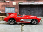 Loose Hot Wheels - Chevy Corvette SR2 - Red, White and Silver