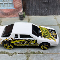 Loose Hot Wheels - Chevy Stocker Stock Car - White Yellow Jackets Livery