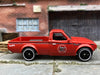 Loose Hot Wheels Datsun 620 Mini Truck - NGK Primer Red