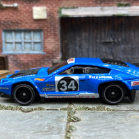 Loose Hot Wheels - Dimachinni Veloce Race Car - Castrol Racing Blue 34