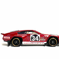 Loose Hot Wheels - Dimachinni Veloce Race Car - Castrol Racing Dark Red 34