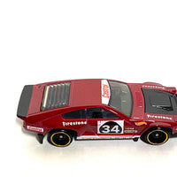 Loose Hot Wheels - Dimachinni Veloce Race Car - Castrol Racing Dark Red 34