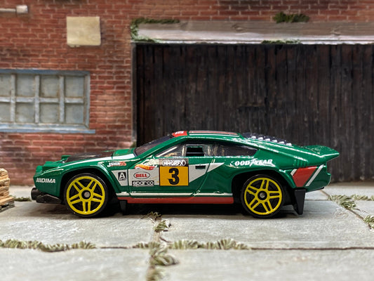 Loose Hot Wheels - Dimachinni Veloce Race Car - Green Sparco #3