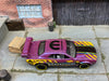 Loose Hot Wheels - Dodge Challenger Drift Car - Purple, Black and Yellow Dodge