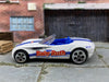 Loose Hot Wheels - Dodge Concept Car Convertible - White and Blue BabyRuth