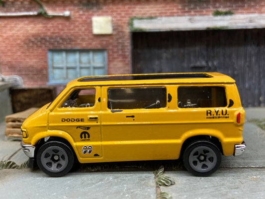 Loose Hot Wheels - Dodge Van - MOPAR Yellow