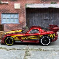 Loose Hot Wheels - Dodge Viper SRT10 ACR - Dark Red and Yellow MOPAR