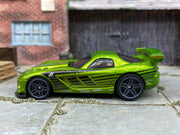 Loose Hot Wheels - Dodge Viper SRT10 ACR - Green and Black