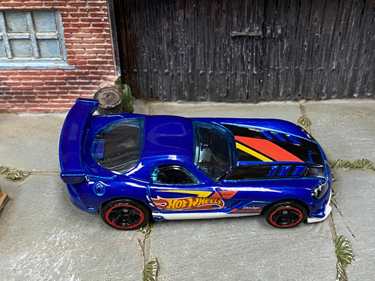 Loose Hot Wheels - Dodge Viper SRT10 ACR - Hot Wheels Blue, Black, Orange, Yellow and White