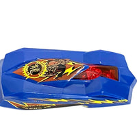 Loose Hot Wheels - Dragon Style Kung Fu Race Car - Blue