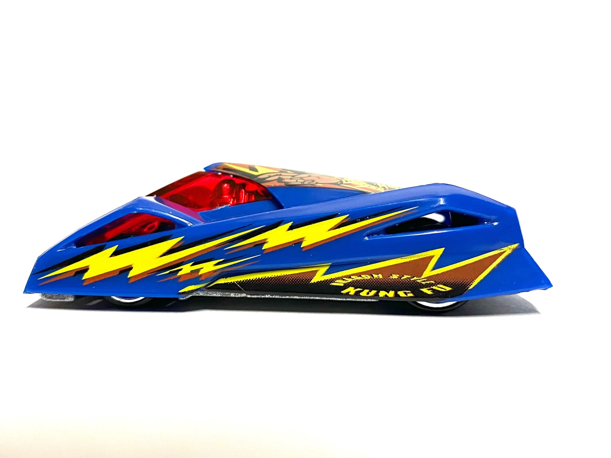 Loose Hot Wheels - Dragon Style Kung Fu Race Car - Blue