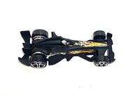 Loose Hot Wheels - F-Racer - Black and Chrome