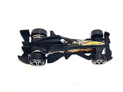 Loose Hot Wheels - F-Racer - Black and Chrome